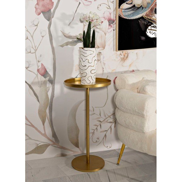 Метална кръгла странична масичка ø 51 cm Doha – Mauro Ferretti-image-1