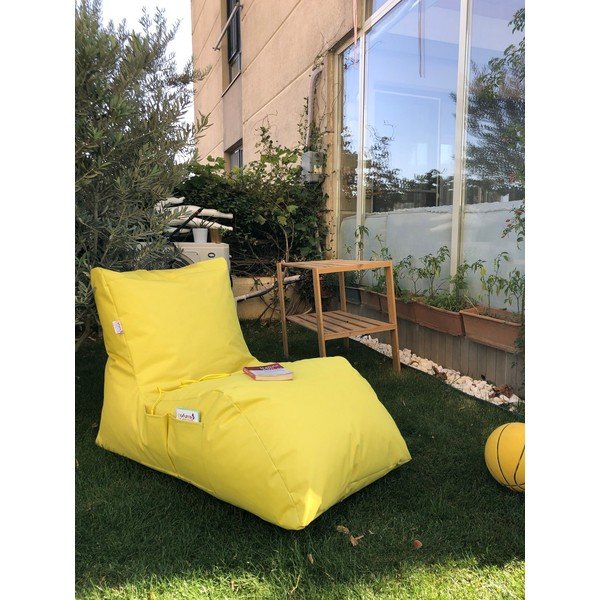 Жълт градински чувал за сядане Daybed – Floriane Garden-image-1