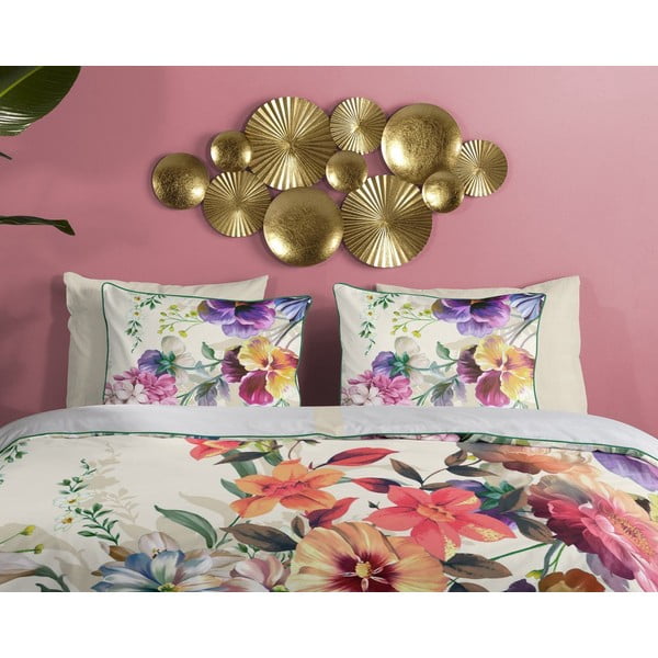 Спално бельо от органичен памук за двойно легло Flower Garden, 200 x 200 cm Organic - Descanso-image-2