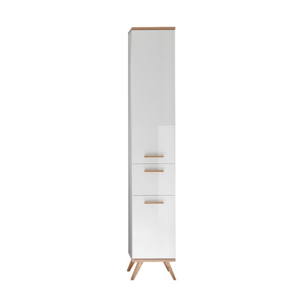 Бял висок шкаф за баня 36x205 cm Set 923 - Pelipal