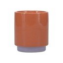 Оранжева/лилава глинена чаша 270 ml Duo – ONA