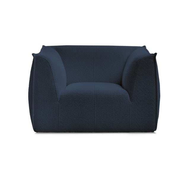 Тъмносиньо кресло от прежда с примки от букле Giorgia – Bobochic Paris-image-3