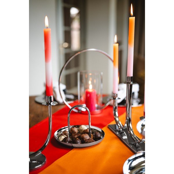 Метален свещник Elana – Zilverstad-image-3