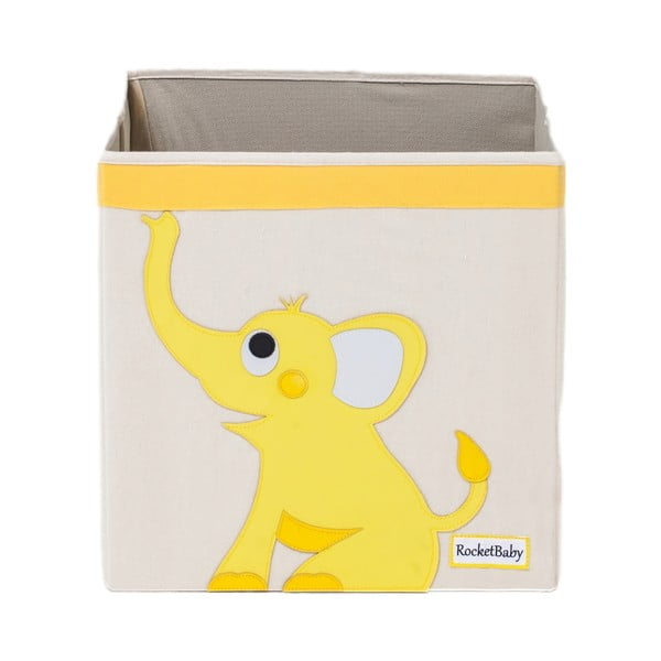Детска кутия за съхранение от плат Robby the Elephant - Rocket Baby