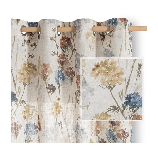 Кремаво перде 135x250 cm Flosi – Restilo