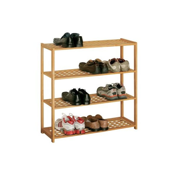 Botník z ořechového dřeva Premier Housewares Shoe Rack, 79 x 80 cm