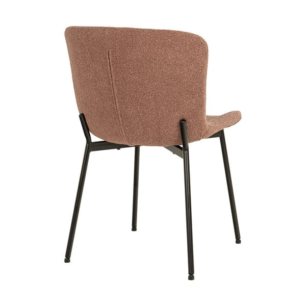 Трапезни столове в тухлен цвят в комплект от 2 броя Maceda - House Nordic-image-3