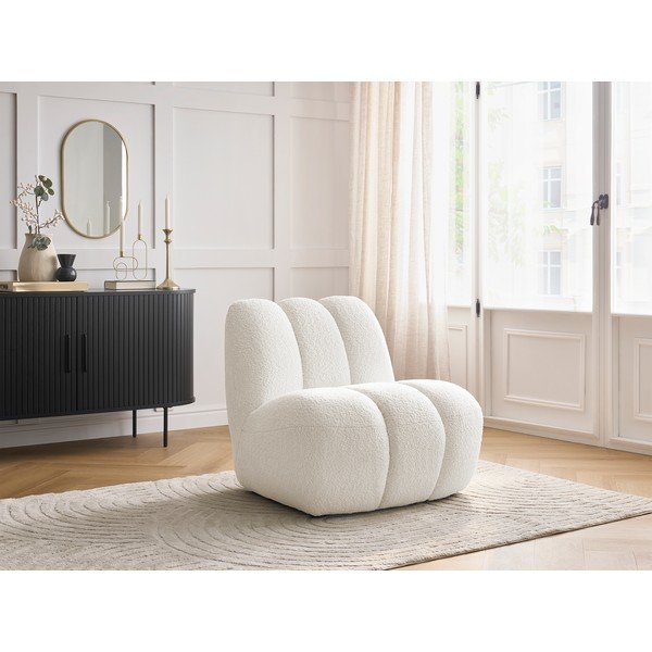 Бяло кресло от прежда с примки от букле Janissaire – Bobochic Paris-image-1