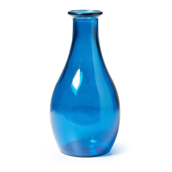 Modrá skleněná váza La Forma Shalimar