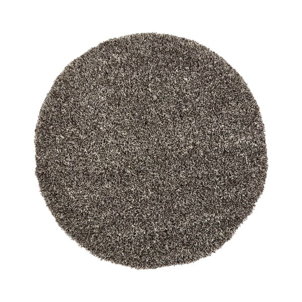 Сив кръгъл килим ø 133 cm Vista – Think Rugs