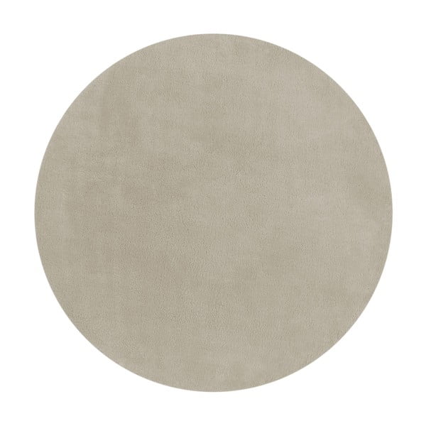 Кремав кръгъл килим 133x133 cm - Flair Rugs