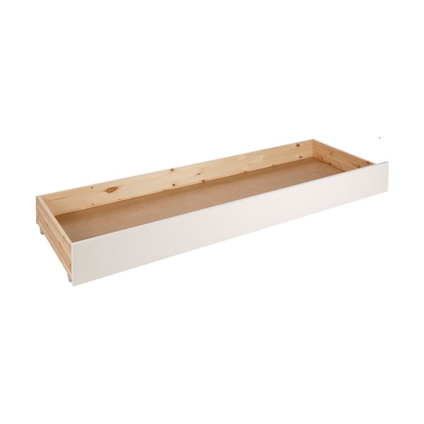 Бяла кутия за съхранение за детско легло PINO – Vipack