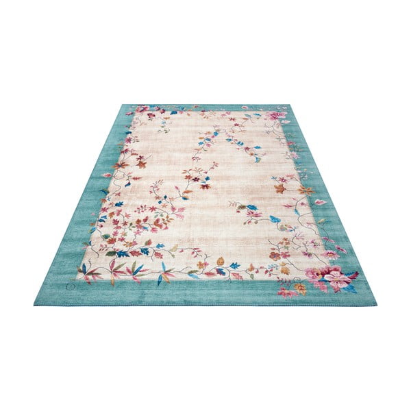 Кремав и тюркоазен килим 120x160 cm Amira - Hanse Home-image-3