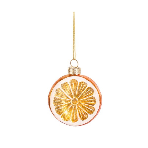 Стъклена коледна украса Orange – Sass & Belle