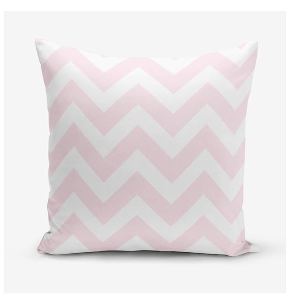 Розова калъфка за възглавница Stripes, 45 x 45 cm - Minimalist Cushion Covers