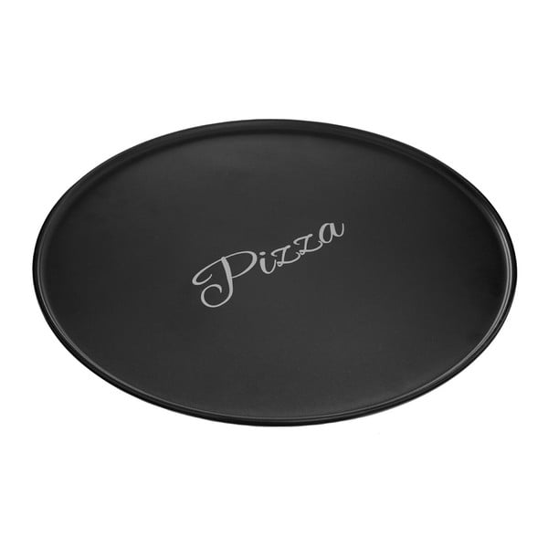 Черна керамична чиния за пица Mangé - Premier Housewares