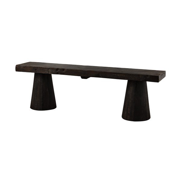 Тъмнокафява пейка Clyde – WOOOD-image-2