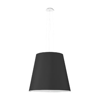 Черна висяща лампа със стъклен абажур ø 50 cm Tresco - Nice Lamps