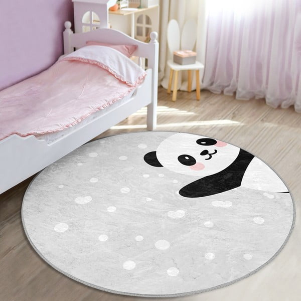 Светлосив детски килим ø 120 cm Comfort - Mila Home-image-3