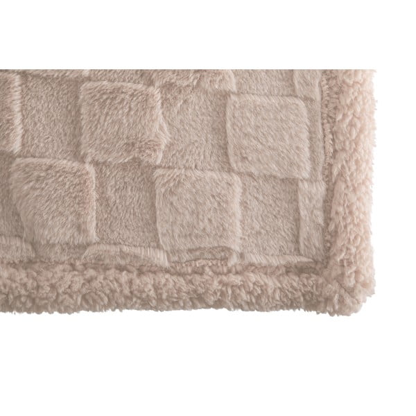 Бежово одеяло от микроплюш 150x200 cm Rava – Tiseco Home Studio-image-2