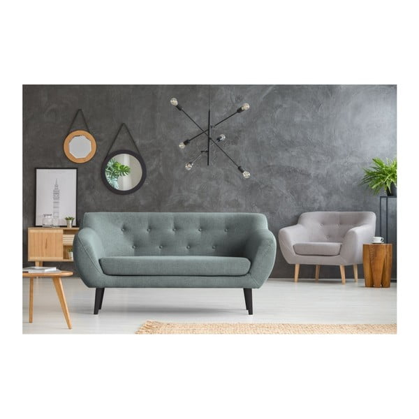 Mátově zelená pohovka Mazzini Sofas Piemont, 158 cm-image-3
