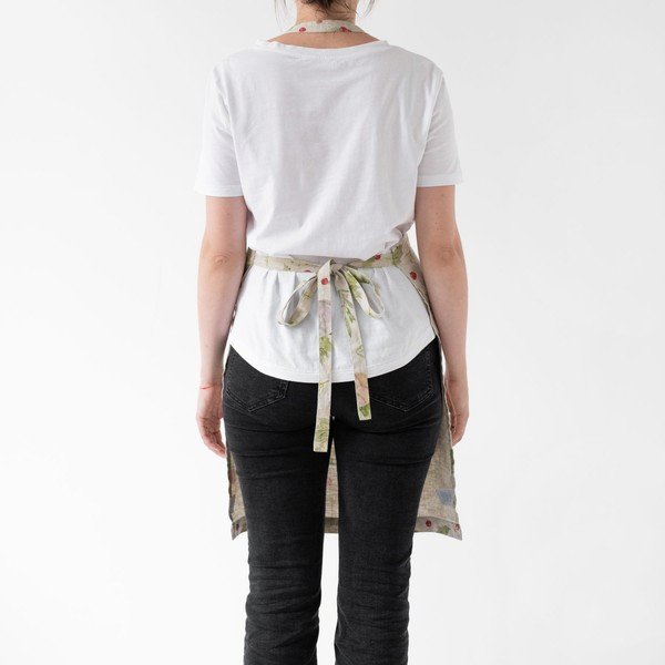 Коледна ленена престилка Jingle Bells, 80 x 55 cm Daily Apron - Linen Tales-image-2