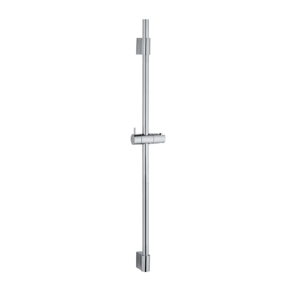 Стенна пръчка за душ от неръждаема стомана в блестящо сребристо 90 см Classic - Wenko