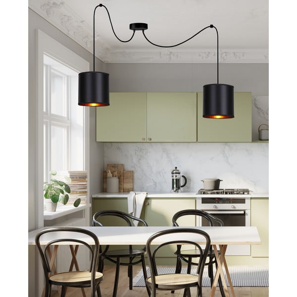 Черна висяща лампа 100x100 cm Candida - Candellux Lighting-image-1