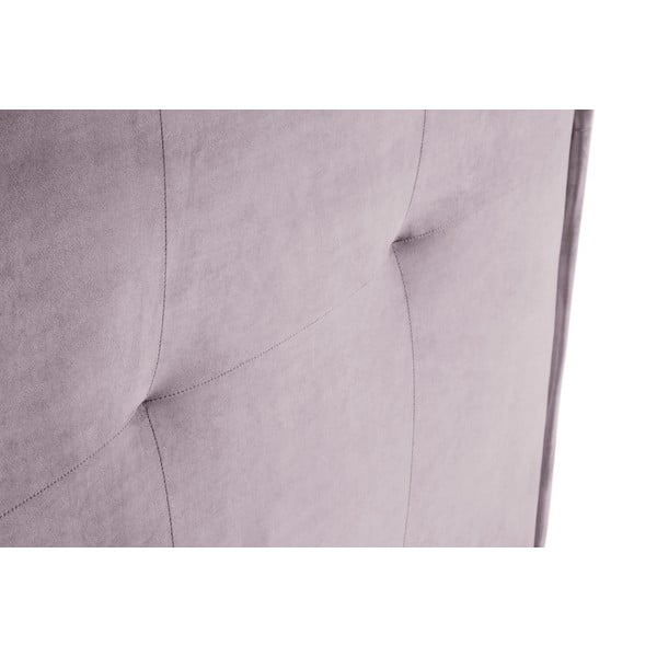 Светлорозова табла за легло 140x120 cm Monica – Milo Casa-image-1