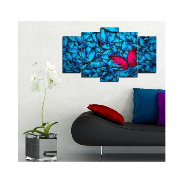 Картина от няколко части Azul Feel, 102 x 60 cm - 3D Art-image-1
