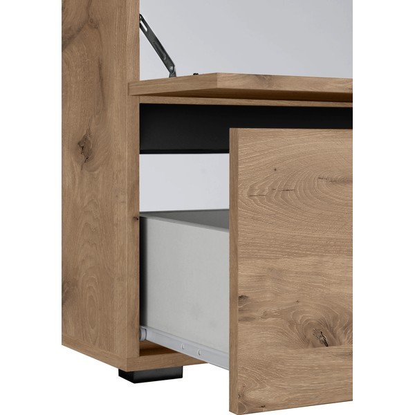 Шкаф за мивка от декор от дъб  в естествен цвят 60x55 cm Wisla – Støraa-image-1