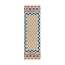 Пътека със смес от вълна 80x300 cm Checkered Border – Flair Rugs