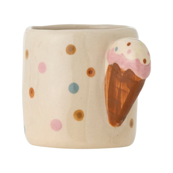 Бежова керамична детска чаша 255 ml Creamy – Bloomingville Mini-image-2