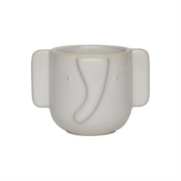 Глинено ръчно изработено покритие за кашпа ø 9 cm Elephant – OYOY Mini