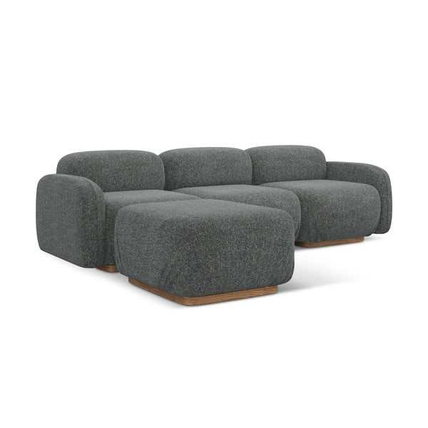 Сив модулен ъглов диван (променлив) Ailani – Makamii-image-3