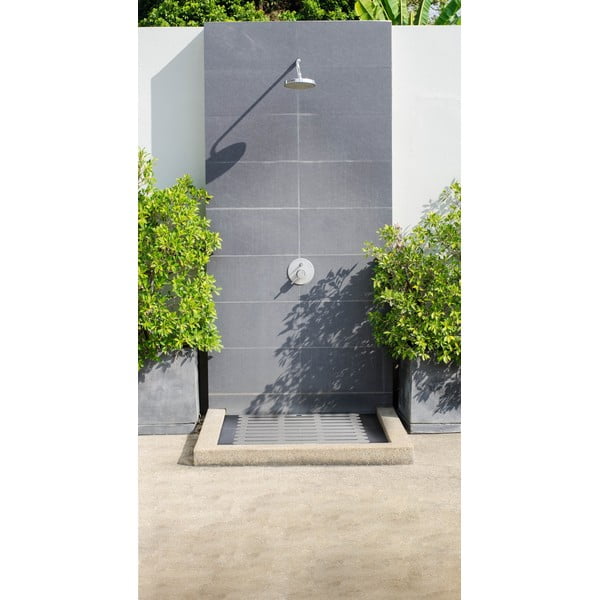 Бежов пластмасов килим за баня 50x80 cm – Wenko-image-1