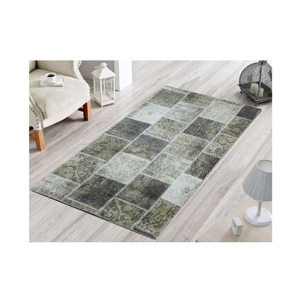 Koberec Patchwork Yesil, 80x150 cm-image-1