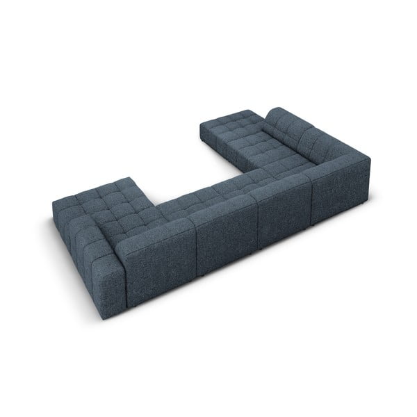 Син ъглов диван (ляв ъгъл/"U") Chicago - Cosmopolitan Design-image-4