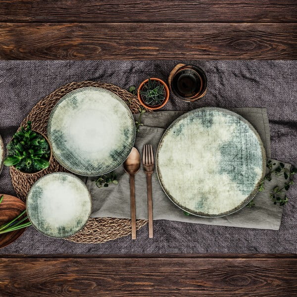 Комплект за хранене от порцелан 24 бр. Denim - Güral Porselen-image-1