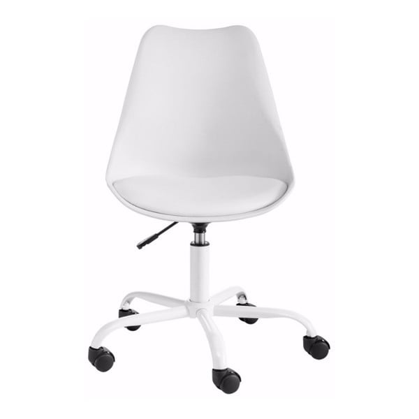 Бял регулируем офис стол Dan - Støraa-image-1