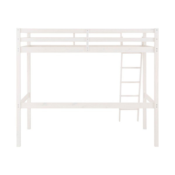 Бяло повдигнато легло от борова дървесина Alpi2 - Støraa-image-3