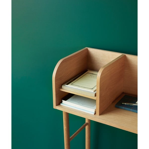 Работна маса от дъб 37x84 cm Archive - Hübsch-image-2