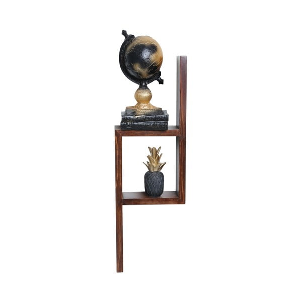 Рафт от елхово дърво в естествен цвят 17 cm Linn - Kalune Design-image-2