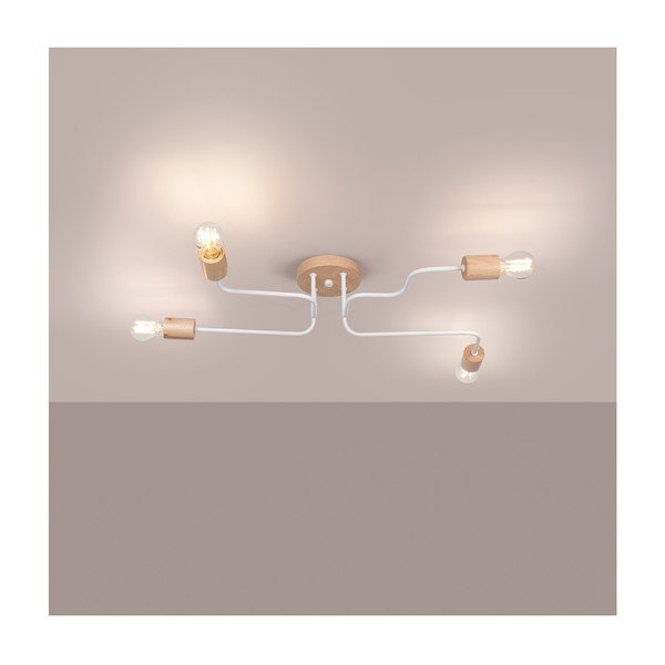 Осветително тяло за таван в естествен цвят 58x75 cm Dazzle – Sollux-image-1