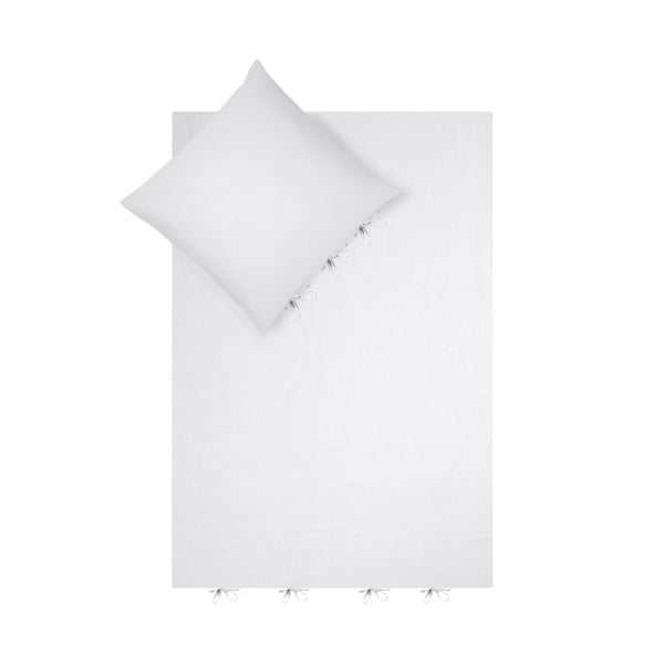 Светлосиво единично спално бельо Port Maine, 135 x 200 cm - Westwing Collection