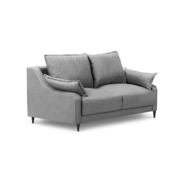 Диван от сиво кадифе Ancolie, 150 cm - Mazzini Sofas-image-2