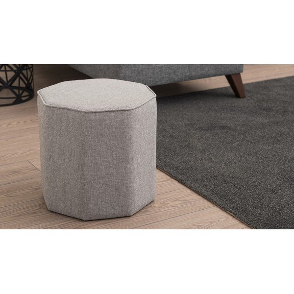 Светлокафява табуретка Hexa – Balcab Home-image-2