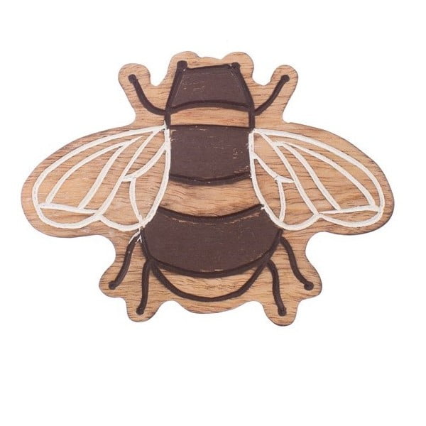 Комплект от 4 дървени подложки Bee - Sass & Belle