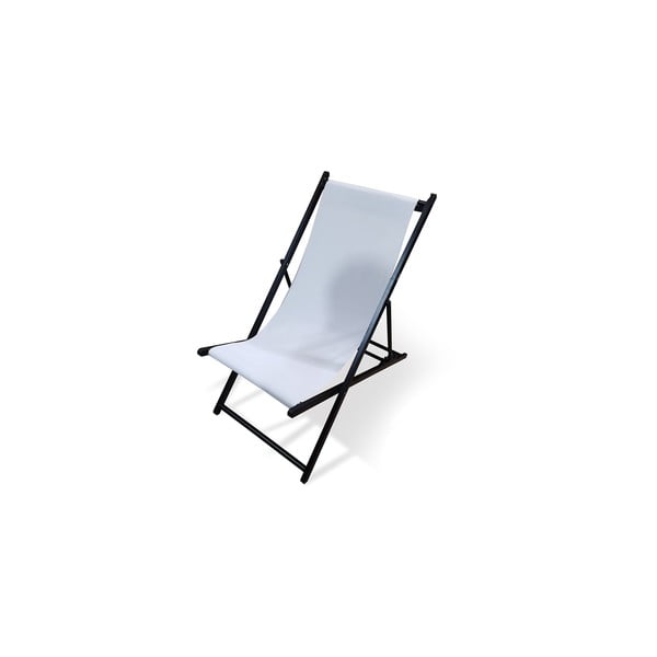 Бял сгъваем градински шезлонг, дължина 106 cm Deck - Bonami Essentials