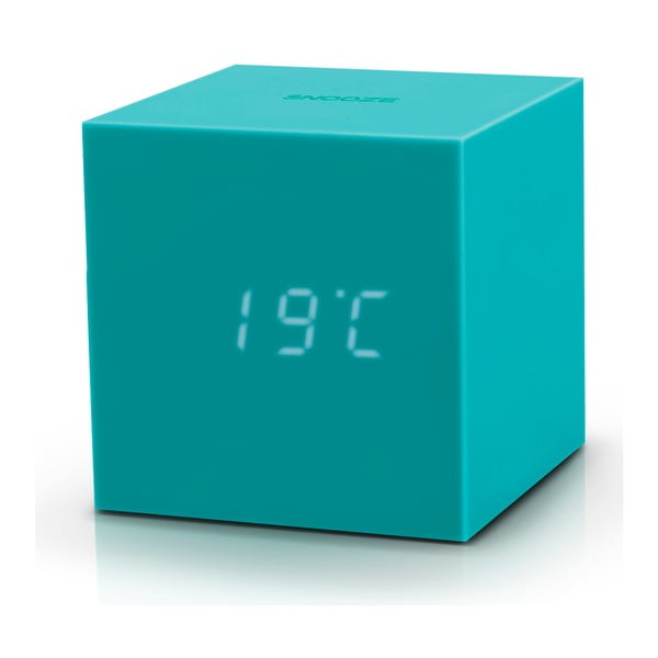 Тюркоазен LED будилник Gravity Cube Gravity Cube Click - Gingko-image-3
